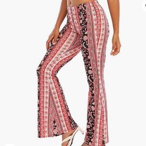 Stretch Bell Bottom Flare Boho Palazzo Pants